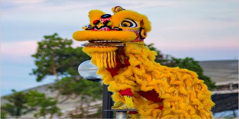 Hình ảnh múa lân sư rồng đẹp