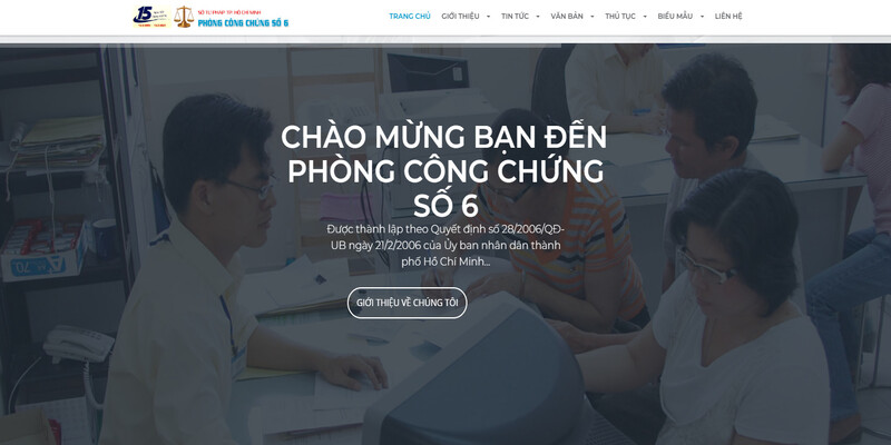 Phòng công chứng số 6 TPHCM