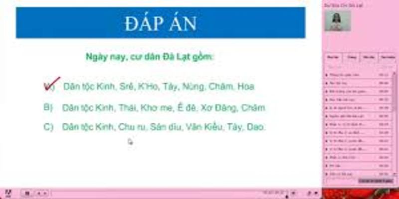 Bài Giảng E-learning Dư Địa Chí Đà Lạt