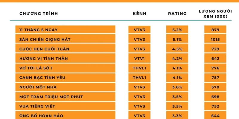 Thực trạng Rating Truyền hình Việt Nam