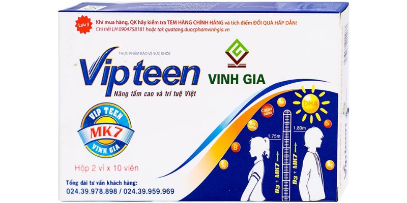 Thuốc Tăng Chiều Cao Vipteen Là Gì?